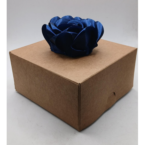 RIBBON SATIN ROSES NAVY BLUE 40MM RIBBON SATIN ROSES NAVY BLUE 40MM